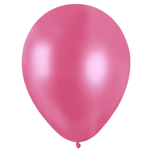 50 BALLONS MÉTAL NACRÉ ROSE