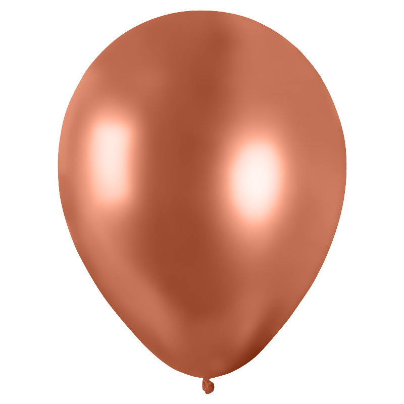 50 BALLONS MÉTAL NACRÉ ROSE GOLD