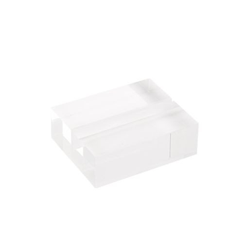 PORTE-MENU VERRE TRANSPARENT