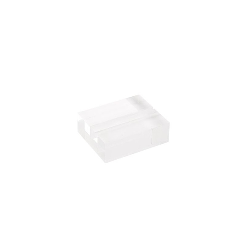 PORTE-MENU VERRE TRANSPARENT