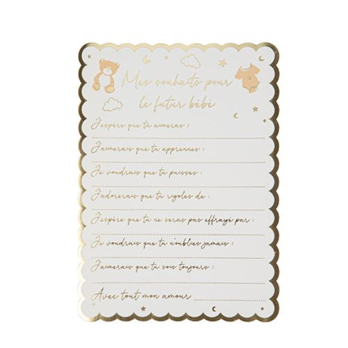 10 CARTES VOEUX BABY NUDE