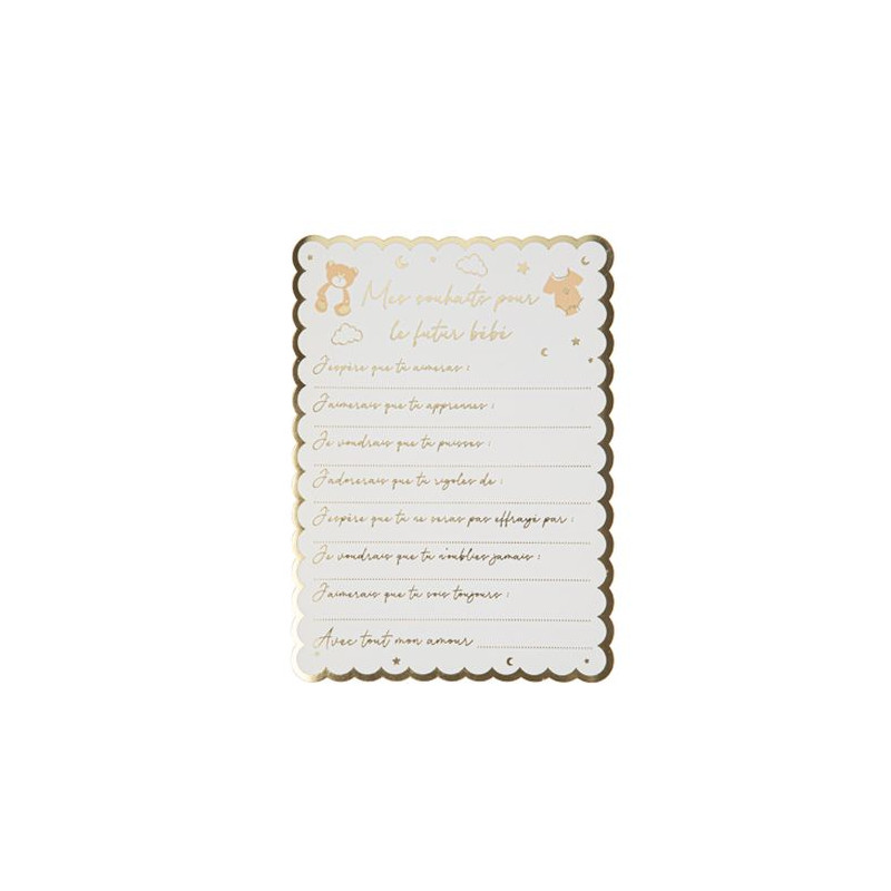 10 CARTES VOEUX BABY NUDE