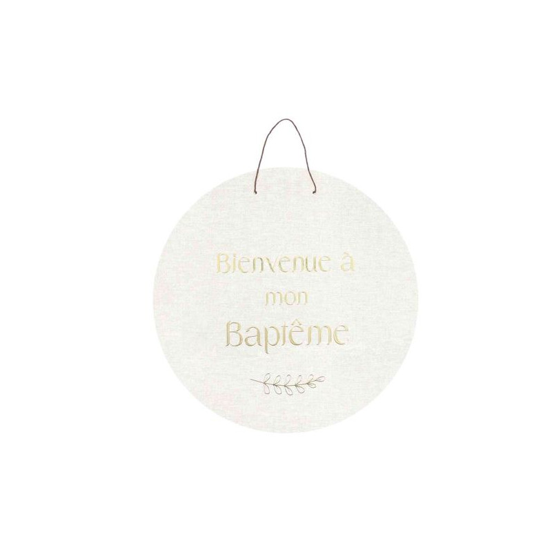 PANNEAU BIENVENUE A MON BAPTEME