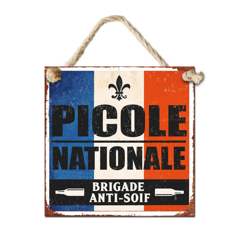 PLAQUE METAL PICOLE NATIONALE