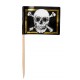 24 PICS DRAPEAU PIRATES 7CM