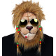 MASQUE DEMI TÊTE LION RASTA