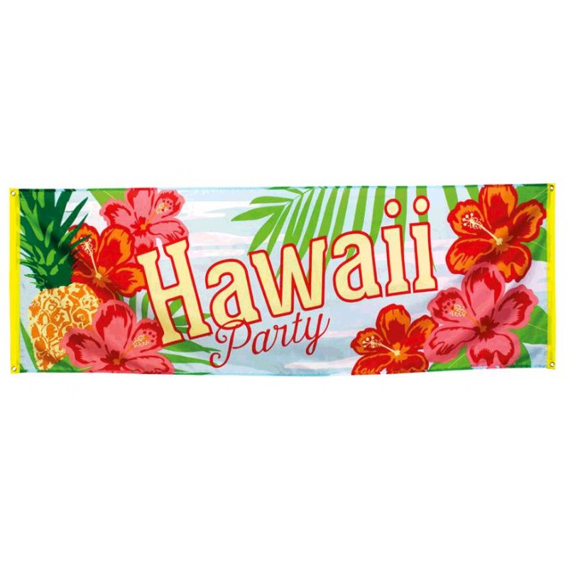 BANNIÈRE HAWAII PARTY