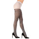 COLLANT RAYES NOIR/BLANC
