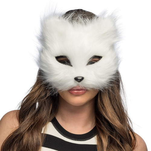 DEMI-MASQUE PELUCHE CHAT