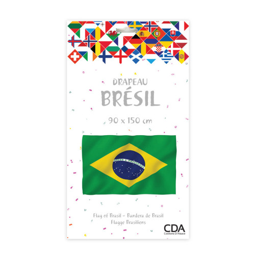 DRAPEAU BRESIL 90X150CM