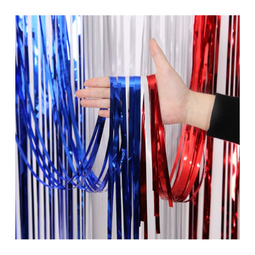 RIDEAU FOIL BLEU BLANC ROUGE