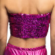 TOP SPARKLE ROSE (M/L STRETCH)