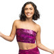 TOP SPARKLE ROSE (M/L STRETCH)