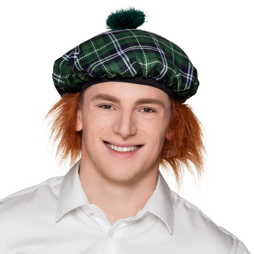 BERET MR TARTAN VERT