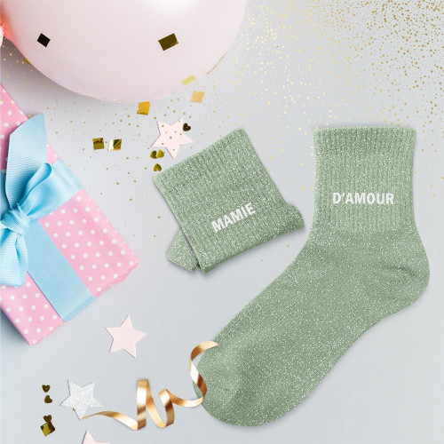 CHAUSSETTES PAILLETTES DUO MAMIE