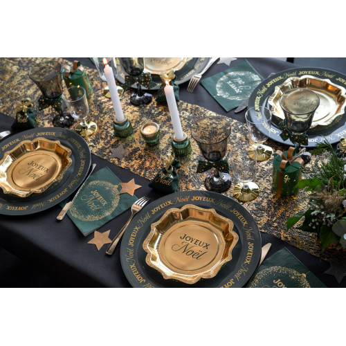 CHEMIN DE TABLE FANTAISIE OR