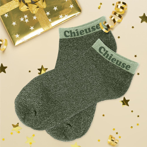 SOQUETTES PAILLETTES CHIEUSE