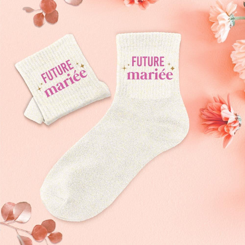 CHAUSSETTES EVJF PAILLETTES