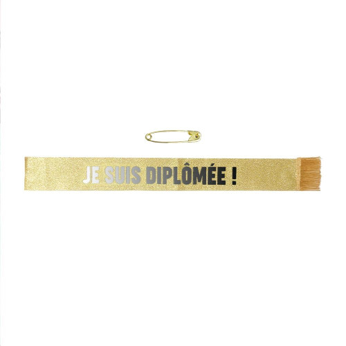 ECHARPE JE SUIS DIPLOMEE