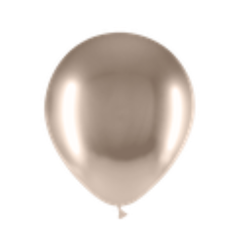 10 BALLONS 30CM BEIGE BRILLANT