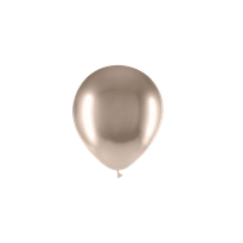 10 BALLONS 30CM BEIGE BRILLANT