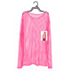 TEE-SHIRT RÉSILLE ROSE M / L