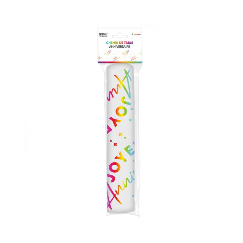 CHEMIN DE TABLE JA MULTICOLORE