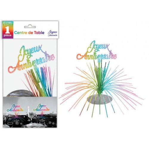 CTE TABLE JOY.ANNIVER.MULTICOLORE