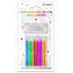 BOUGIES PAILLETTEES MULTI X10