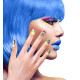 SET DE 12 ONGLES PATCHWORK FLUORESCENT