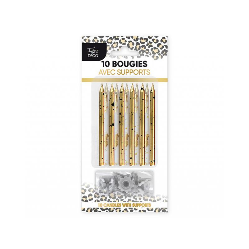 BOUGIES SUPPORTS LEOPARD