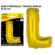 BALLON METAL.OR LETTRE L