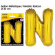 BALLON METAL.OR LETTRE N