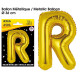 BALLON METAL.OR LETTRE R
