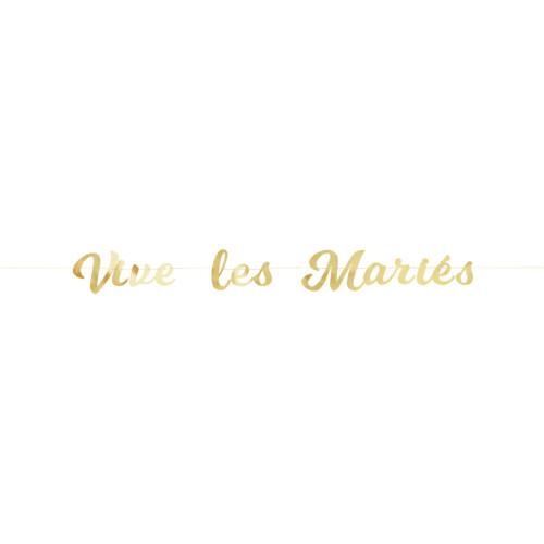 GUIRLANDE LETTRES VIVE LES MARIES