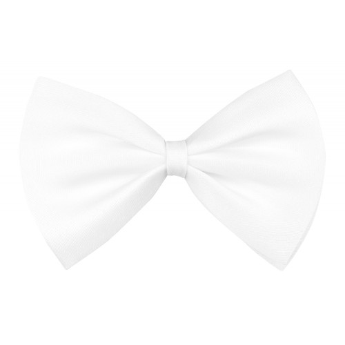 NOEUD PAPILLON BLANC