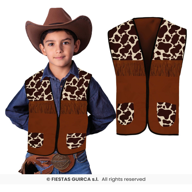 GILET DE COWBOY ENFANT