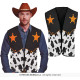 GILET DE COWBOY SHERIFF ADULTE