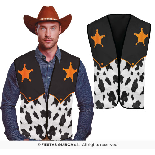 GILET DE COWBOY SHERIFF ADULTE