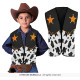 GILET DE COWBOY SHERIFF ENFANT