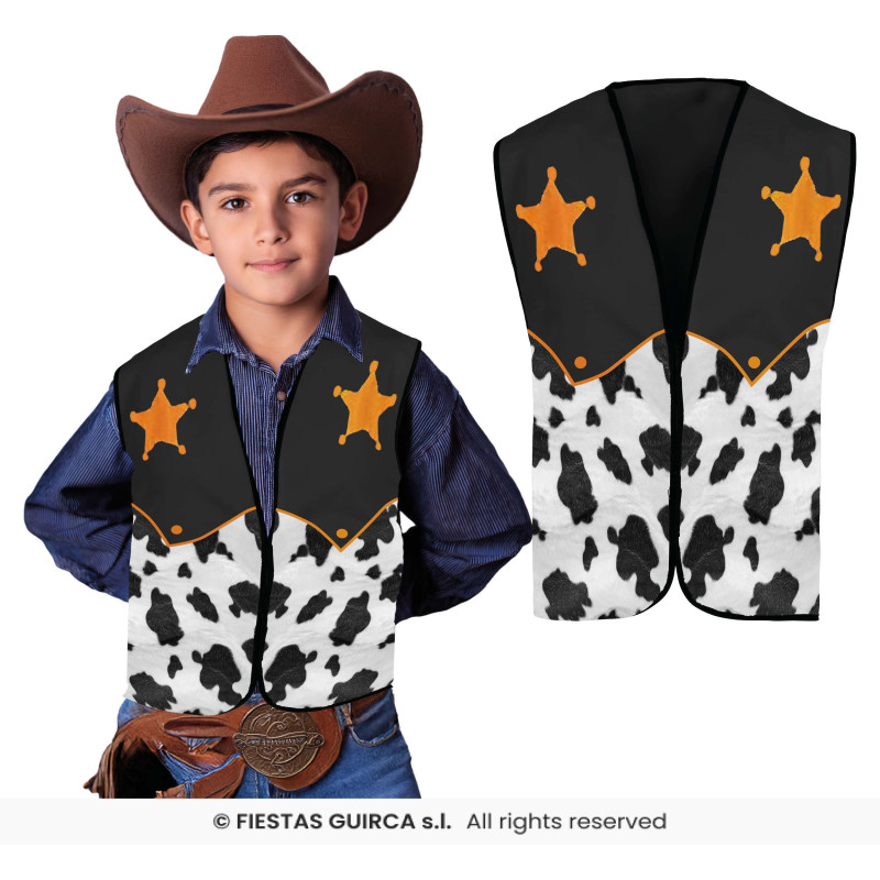 GILET DE COWBOY SHERIFF ENFANT