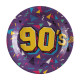 10 ASSIETTES 90'S MULTICOLORE