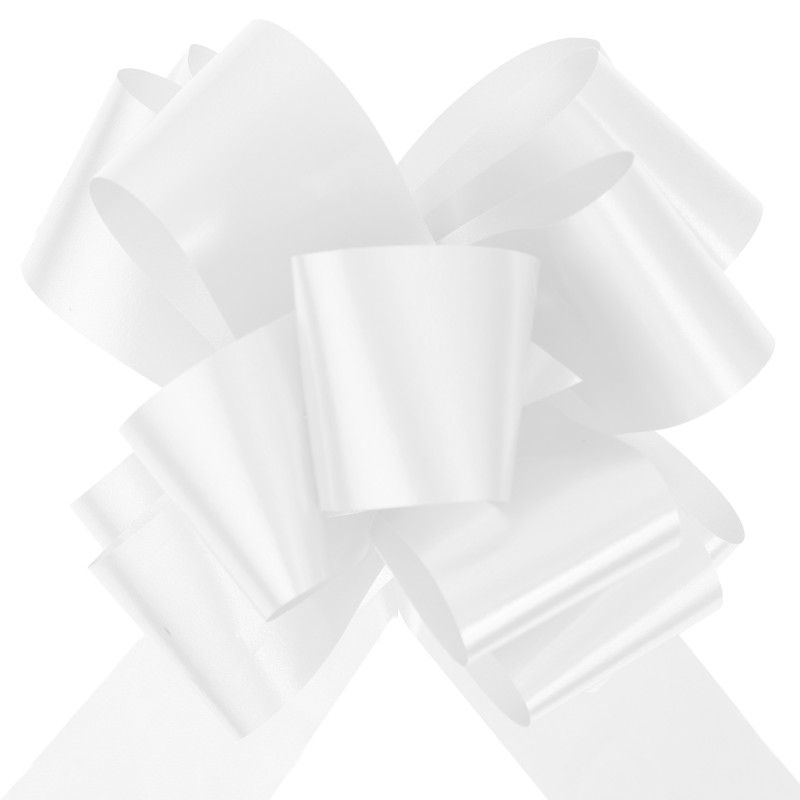 NOEUD AUTO BLANC 70MM