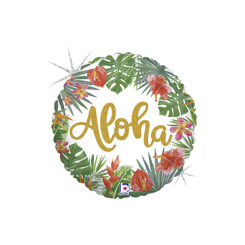 BALLON ALU TROPICAL ALOHA