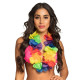 COLLIER FLEURS ARC EN CIEL XL
