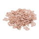 CONFETTIS METAL "20" ROSE GOLD