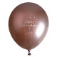 6 BALLONS J.ANNIV ROSE GOLD