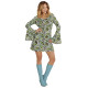 ROBE FEMME ANNEES 70 XL