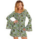 ROBE FEMME ANNEES 70 XL