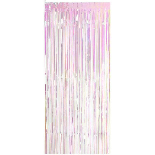 RIDEAU FRANGES METALLIQUE IRISE